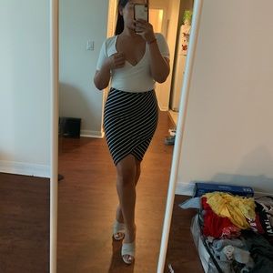 Pencil skirt Zara blue